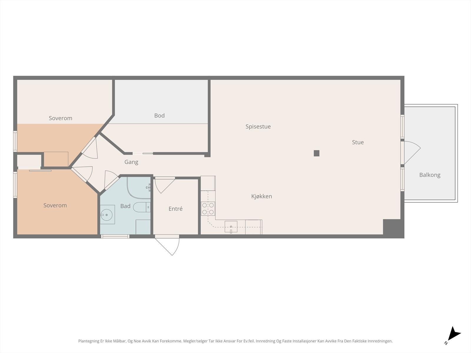 Plantegning Galleribilde