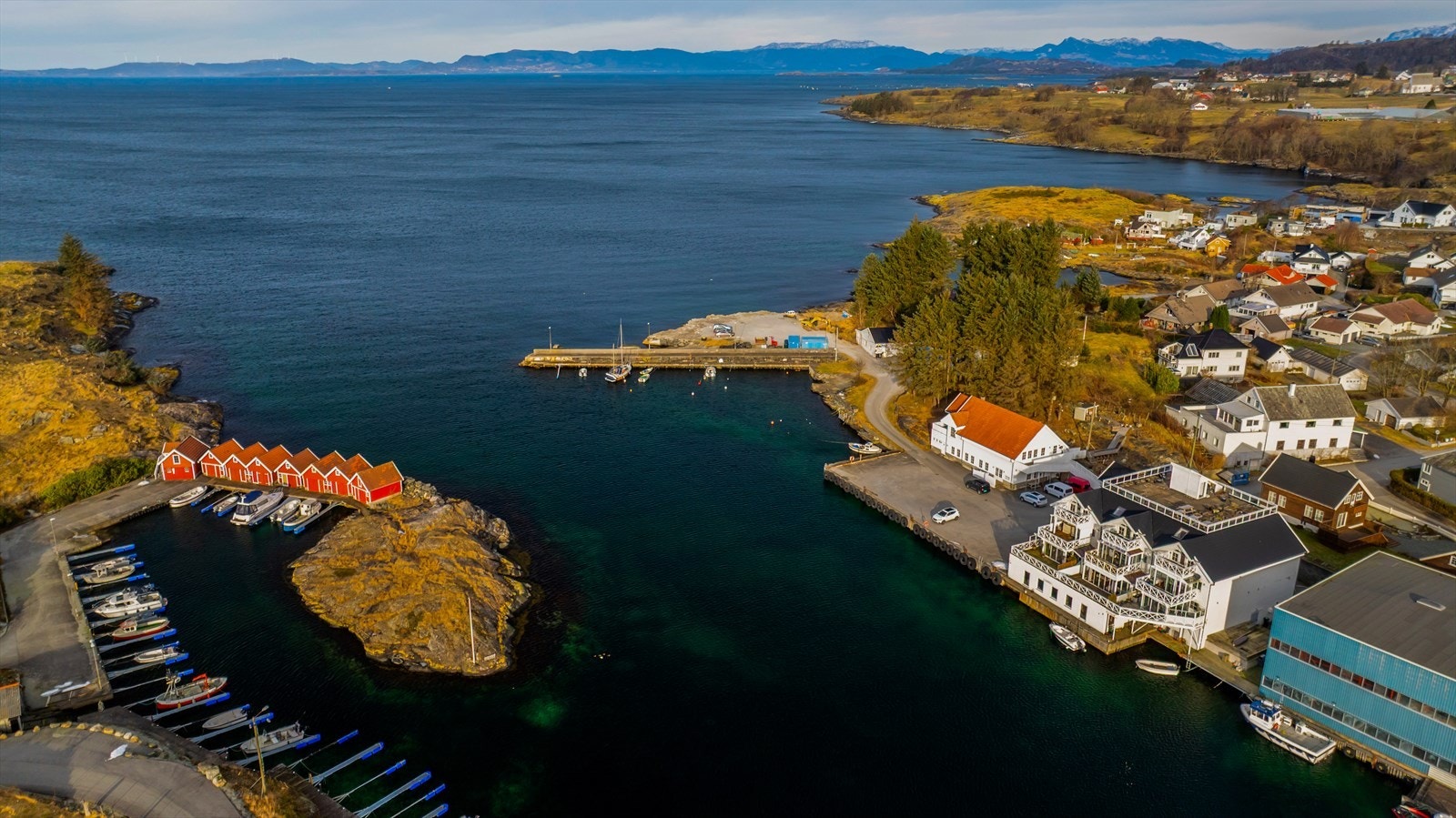 Her får man enkel tilgang til sjø, og alle muligheter som dette medfølger. Galleribilde