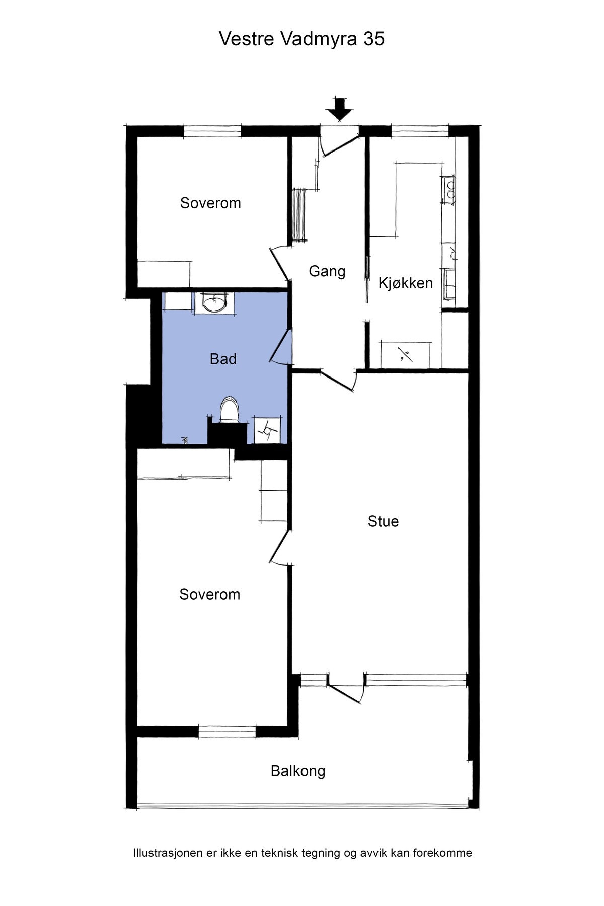 Plantegning. Galleribilde