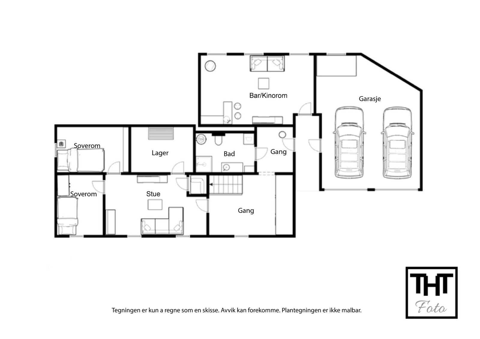 Plantegning Galleribilde