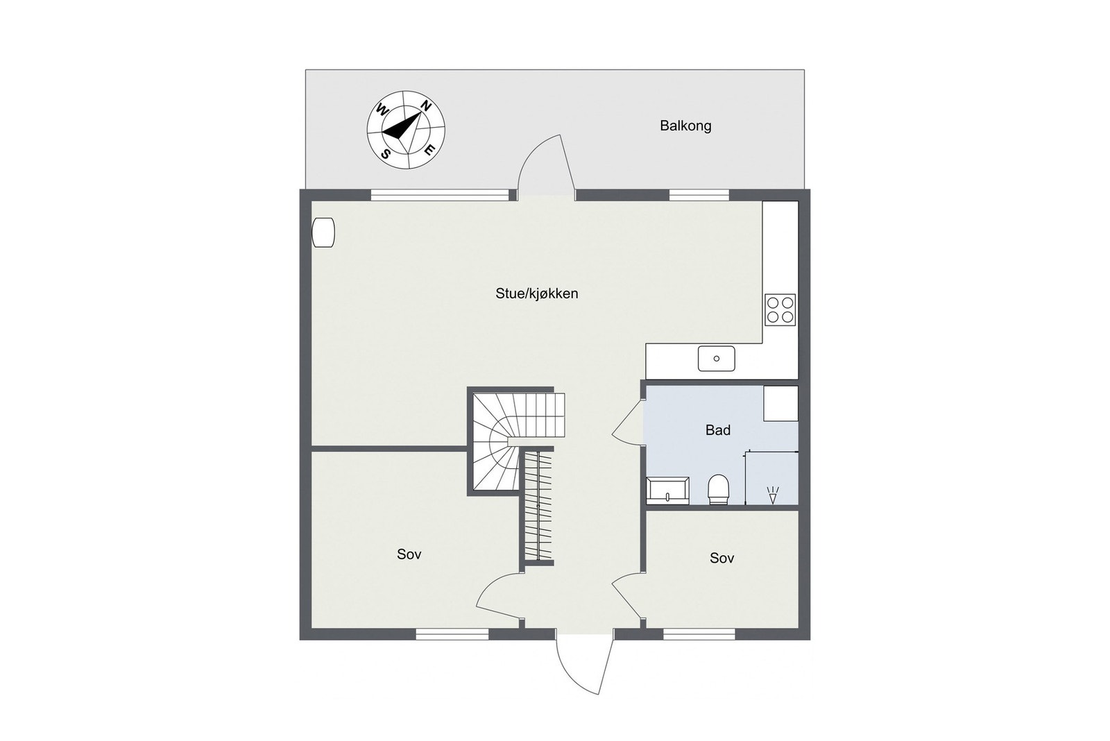 Plan hovedetasje Galleribilde