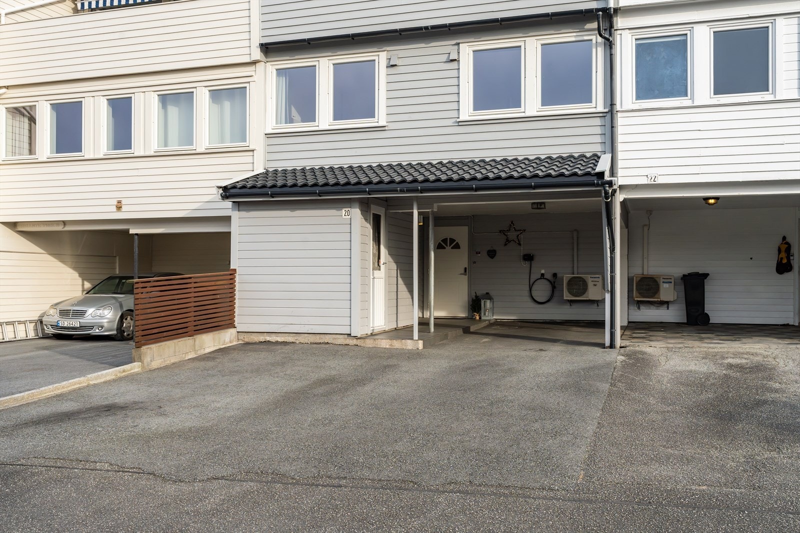 Overbygd inngangsparti Galleribilde