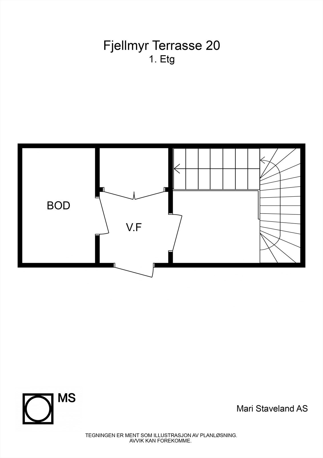Plantegning grunnplan Galleribilde