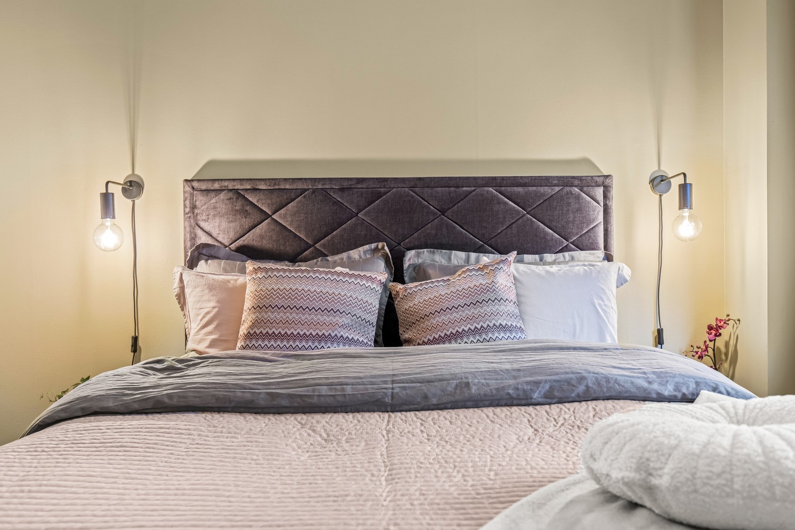 Smakfulle fargevalg på vegger. Galleribilde