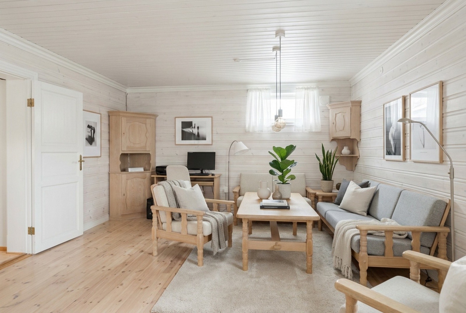 Ai generert enkel oppussing av kjellerstue. Avvik kan forekomme Galleribilde