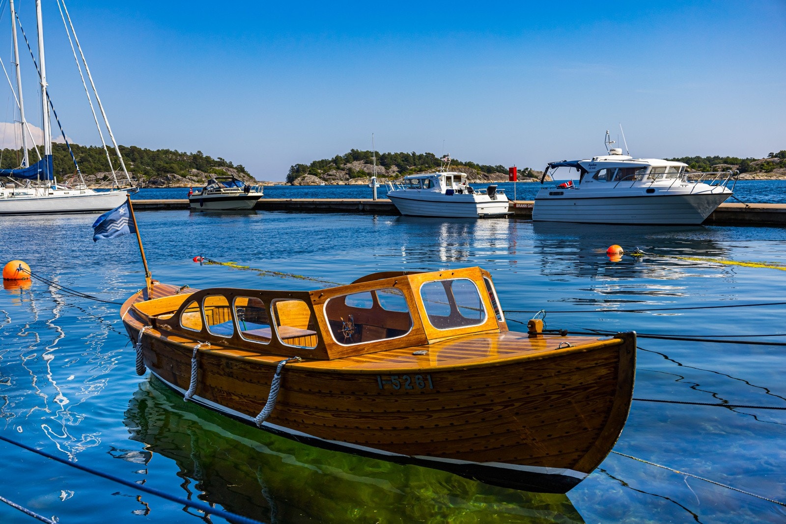 Risør sentrum. Galleribilde