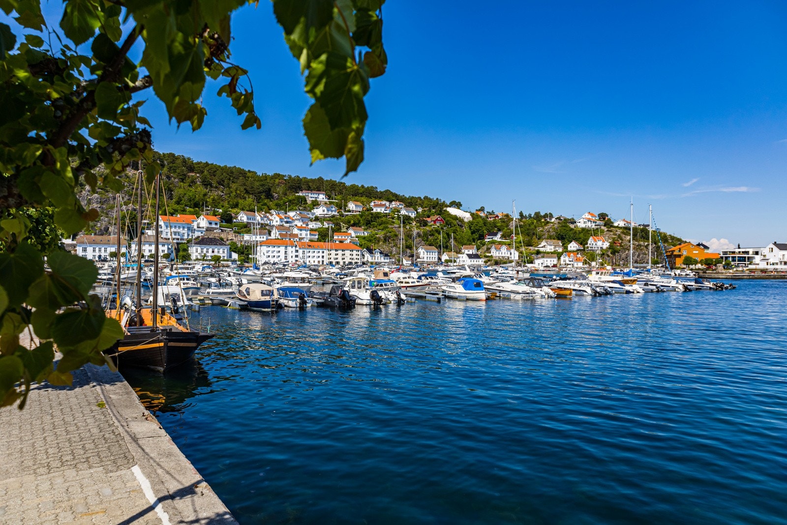 Risør sentrum. Galleribilde