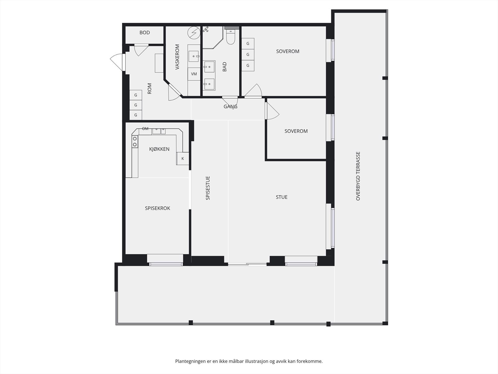 Plantegning 1. etasje. Galleribilde
