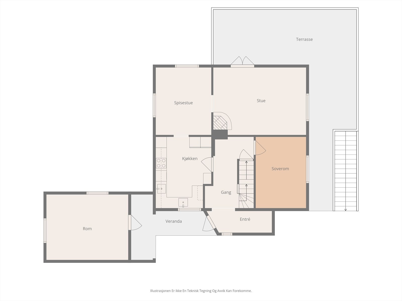 Plantegning 1.etasje. Galleribilde