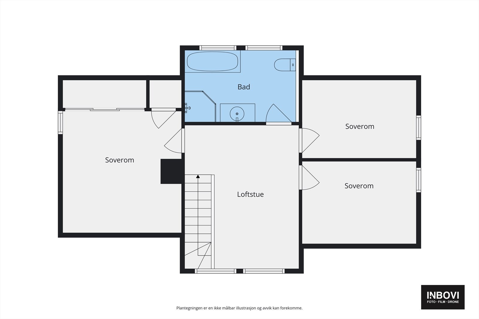 Plantegning 2. etasje Galleribilde