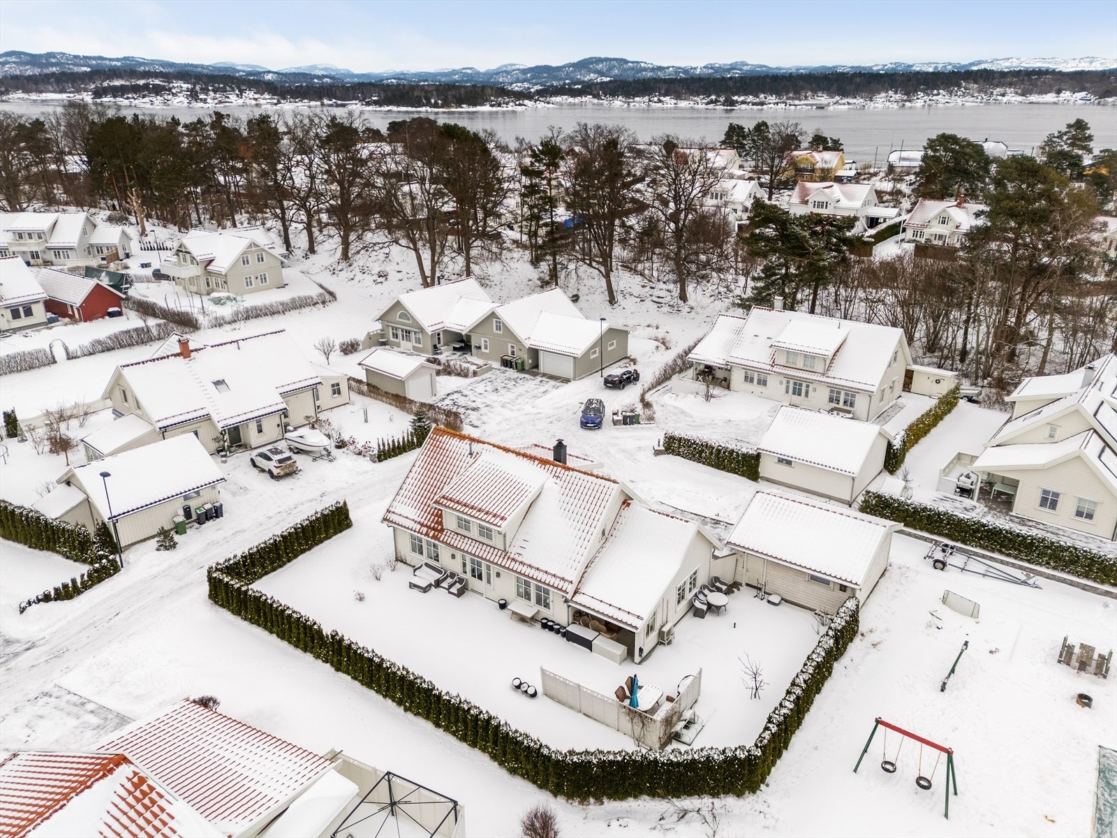 Dronefoto Galleribilde