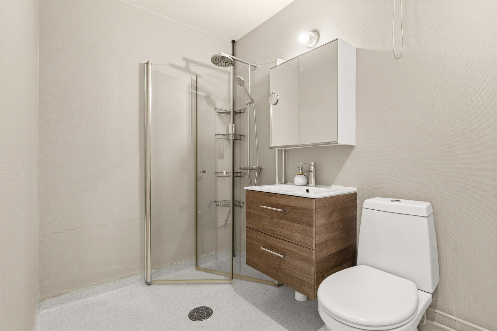 Opplegg for vaskemaskin. Mekanisk avtrekk. Galleribilde