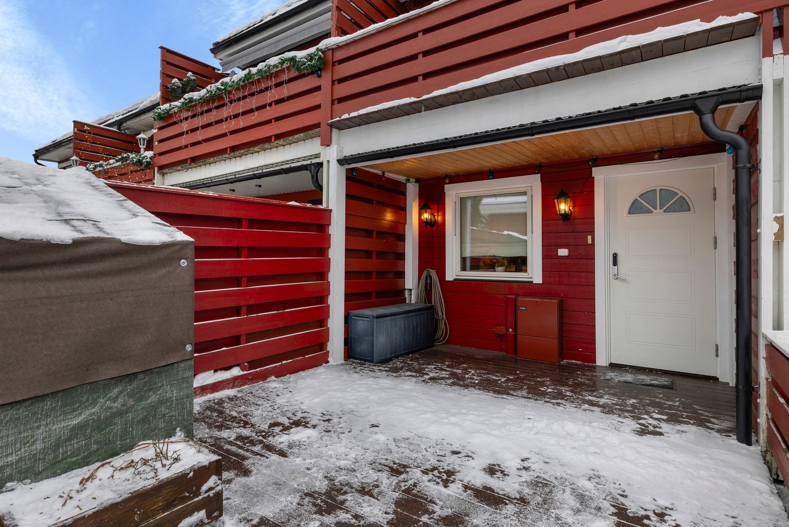 Inngangspartiet har en vestvendt beliggenhet og inkluderer en utvendig bod på 2,5 kvm Galleribilde