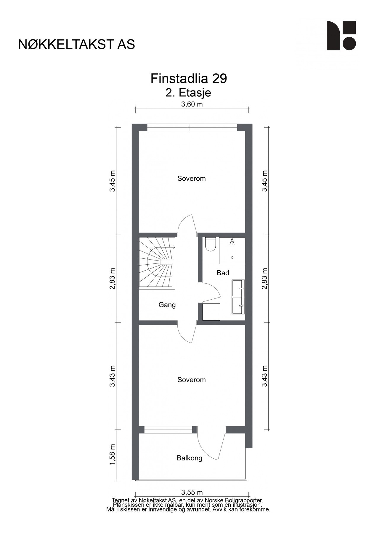 Plantegning - 2.etasje Galleribilde