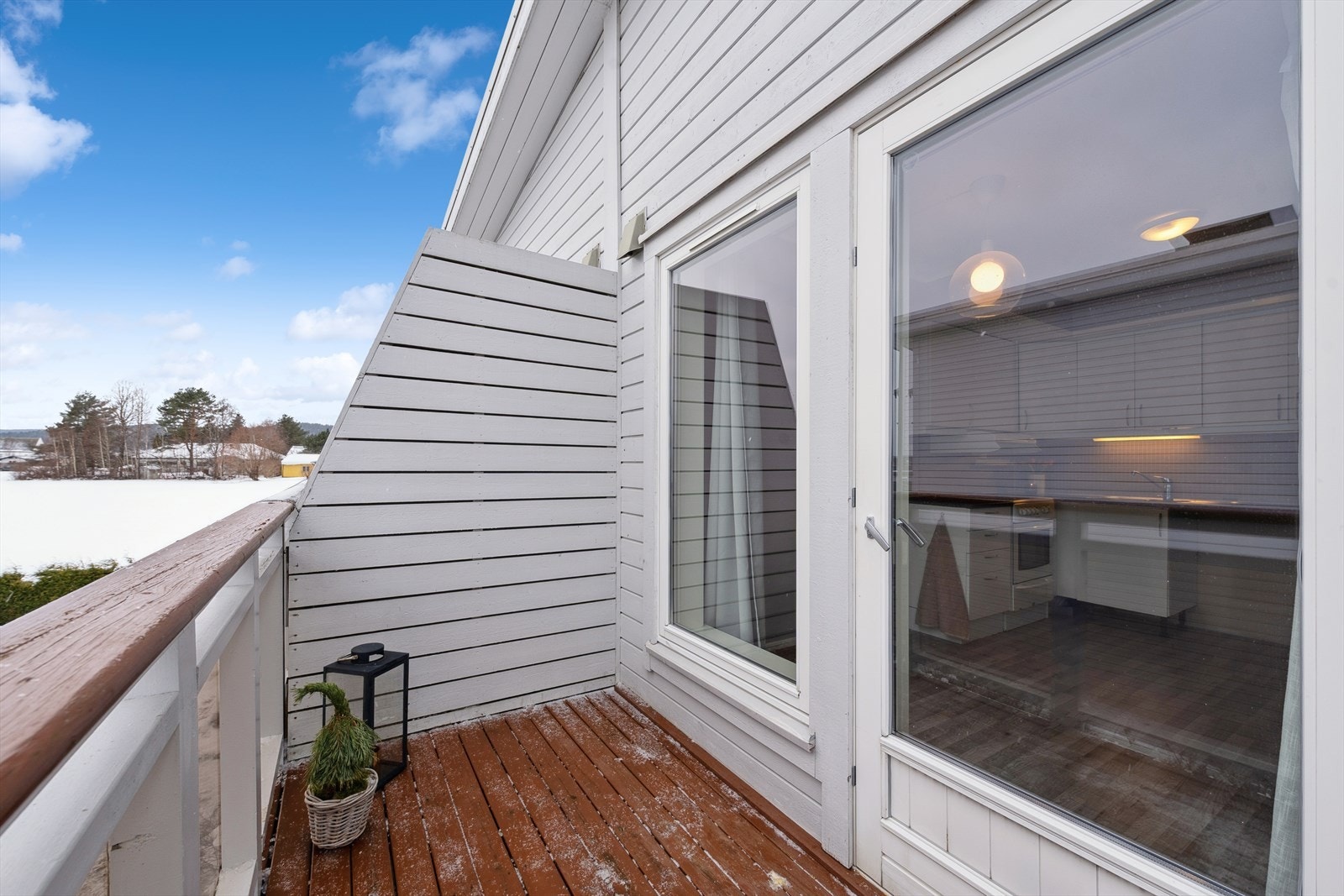 Her kan man nyte en landlig utsikt. Galleribilde