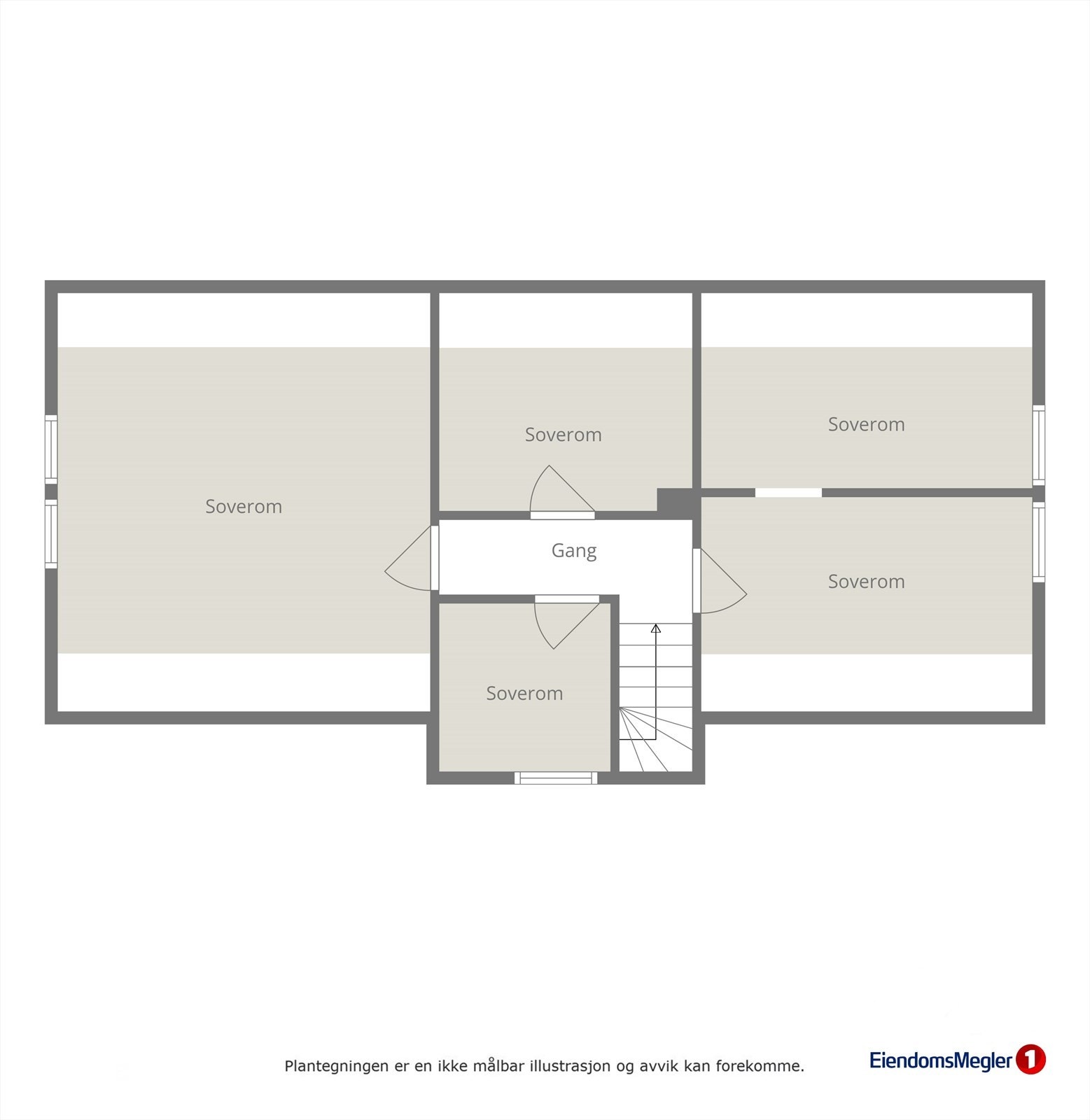 Planteikning 2. etasje Galleribilde