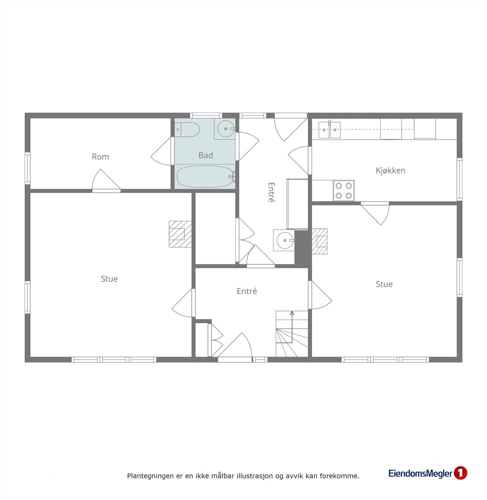 Planteikning hovudplan Galleribilde