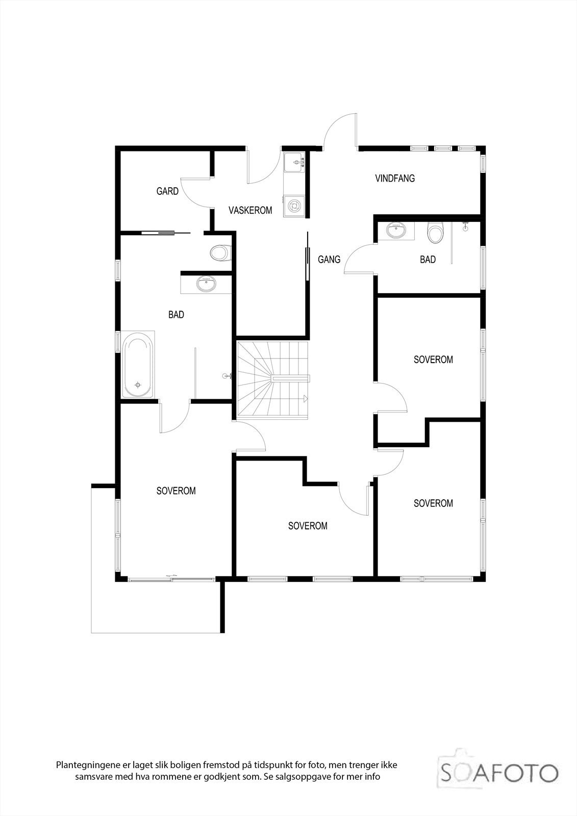 Plantegninger 1 etg Galleribilde