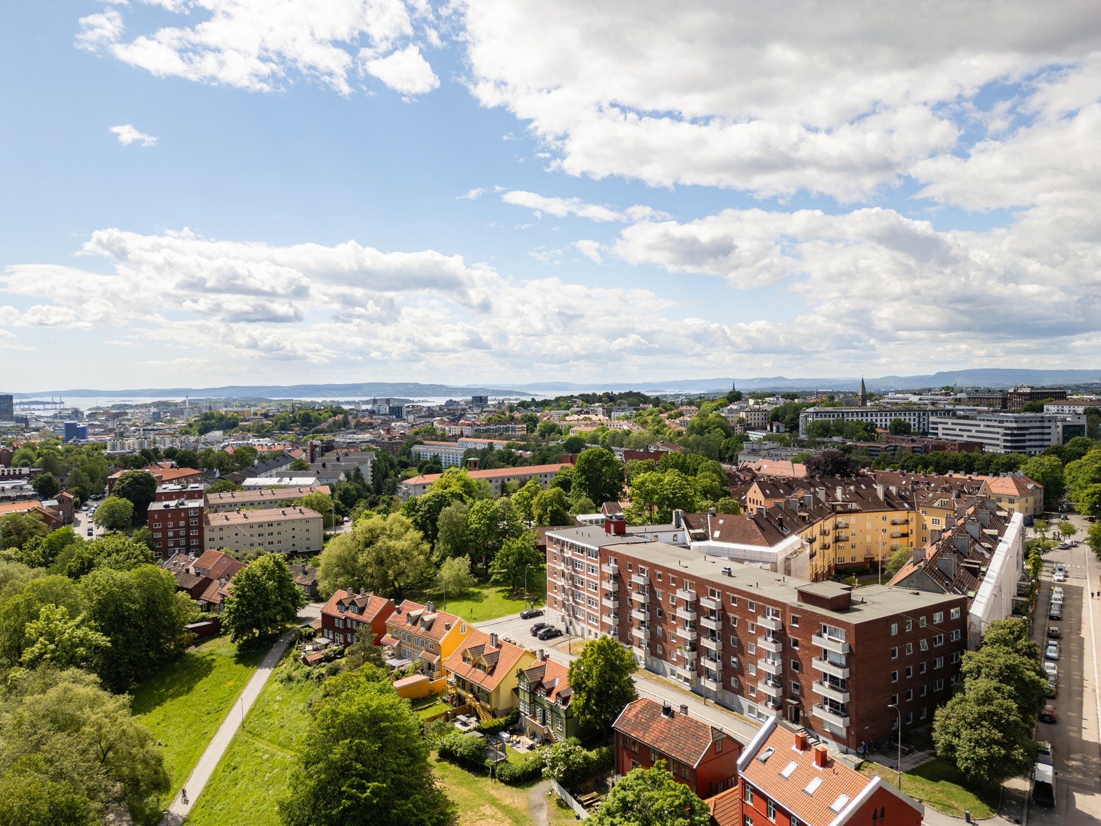 Dronebilde. Galleribilde
