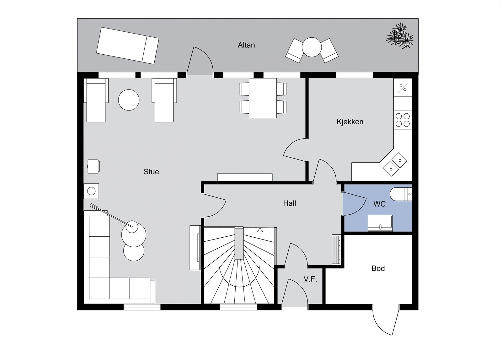 Reisetevegen 9 - Hovedetasjen Galleribilde
