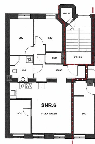 Plantegning Galleribilde