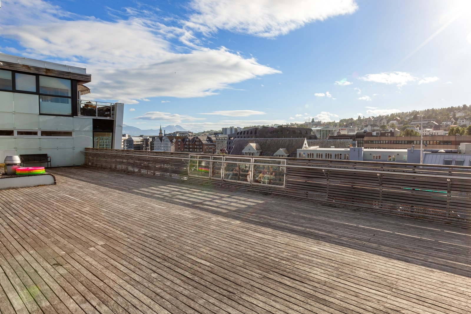 .. og fantastisk utsikt over byen!