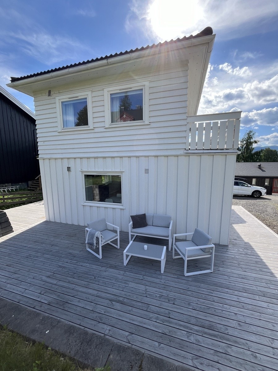 Stor terrasse Galleribilde