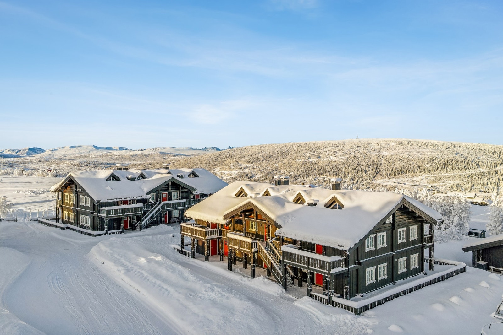 Leilighetsbygget ligger i flott område Galleribilde