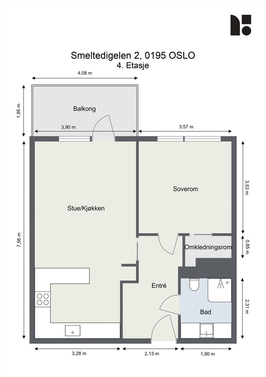 Plantegning. Galleribilde