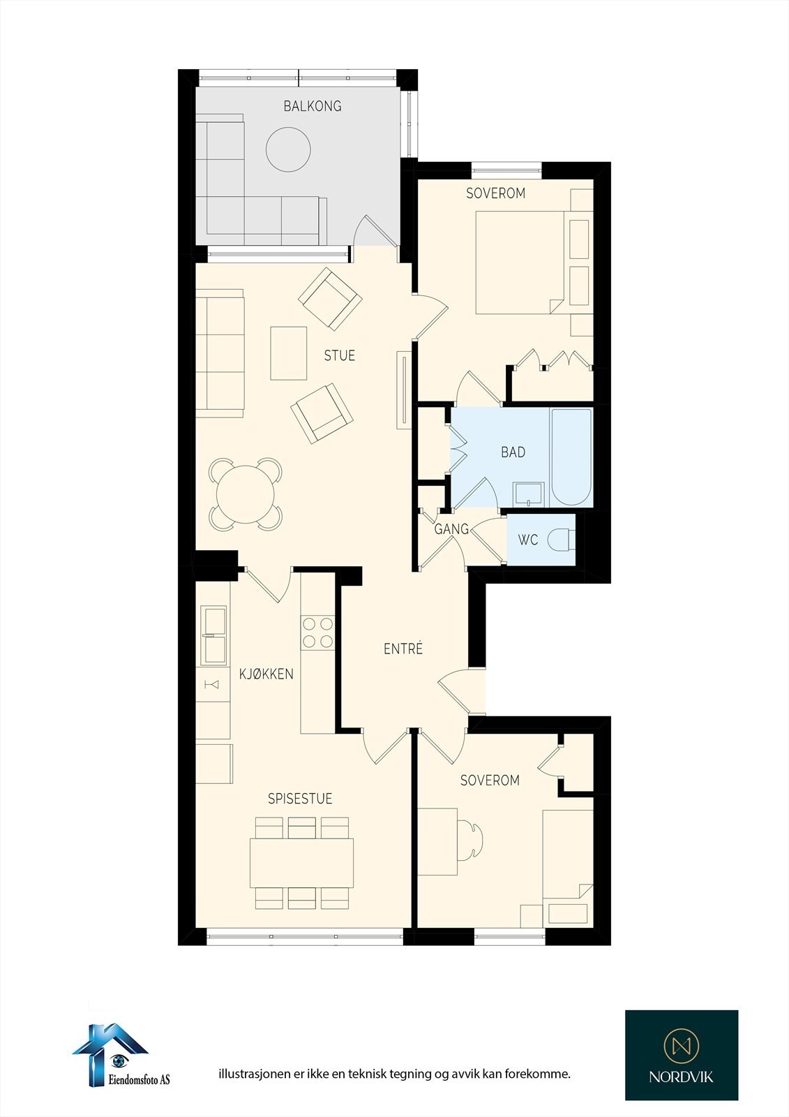 Planskisse Galleribilde