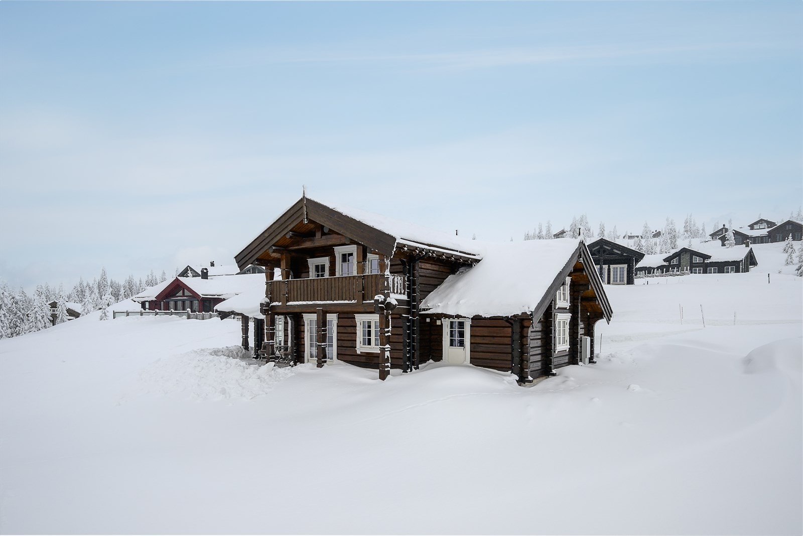 Med langrennsløypa rett i nærheten av hytta er det lett tilgang til løypenettet. Familievennlig. Galleribilde