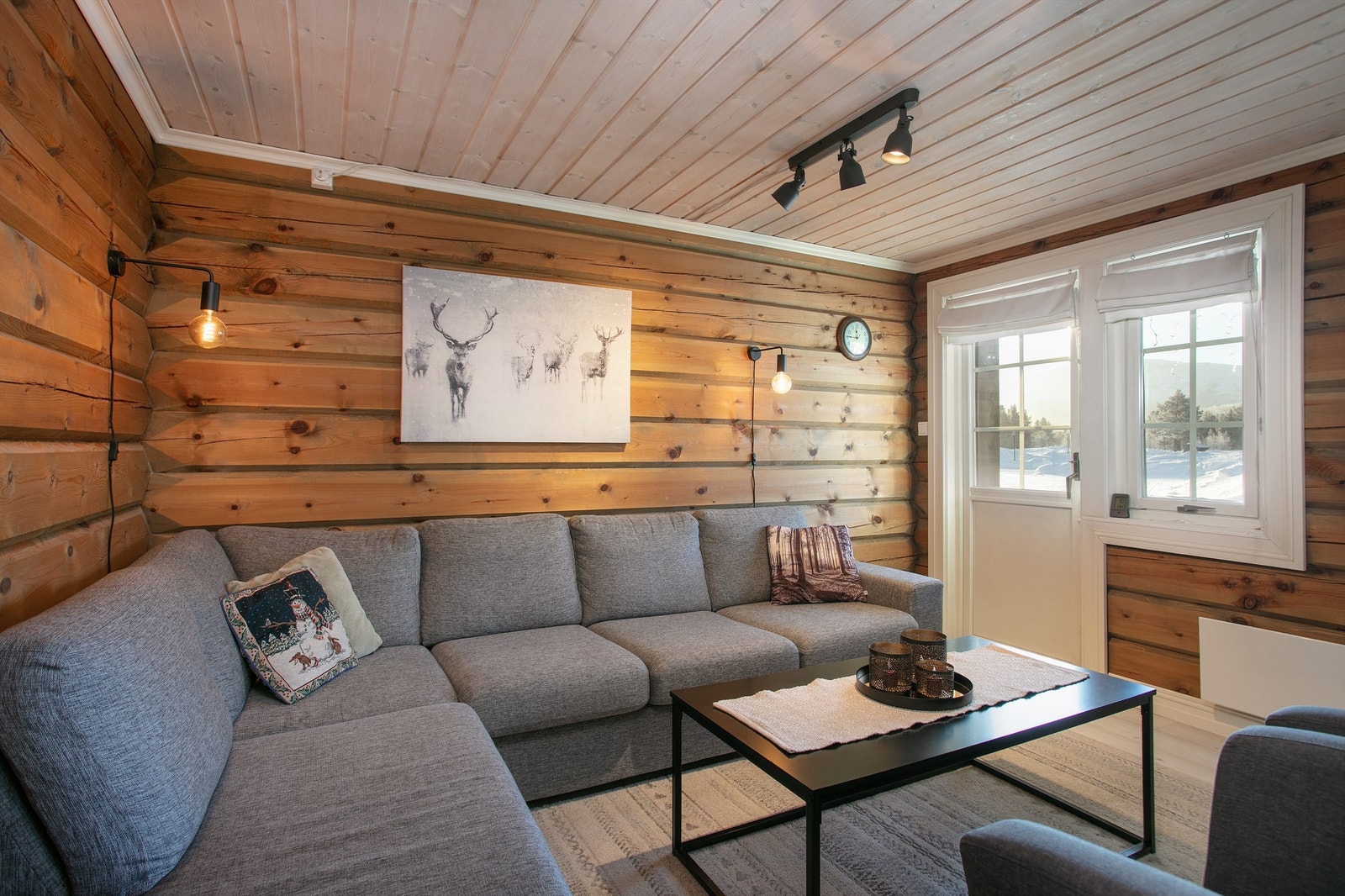 Utgang til terrasse fra stue Galleribilde