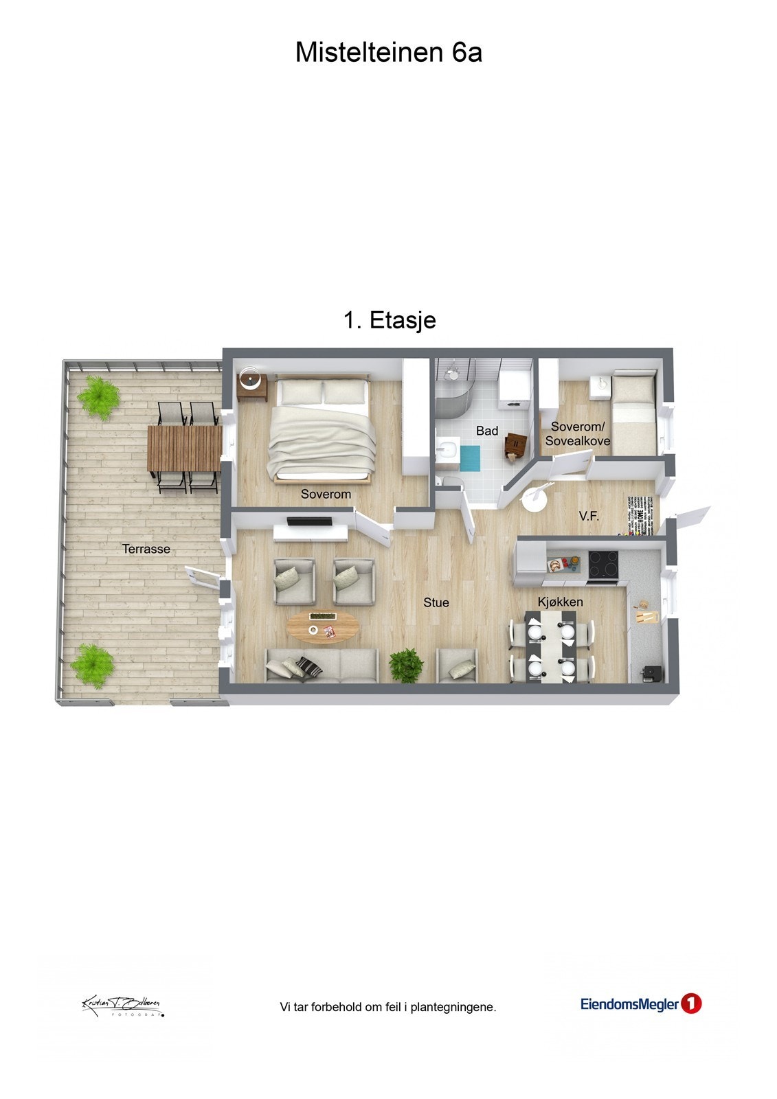 Plantegning Galleribilde