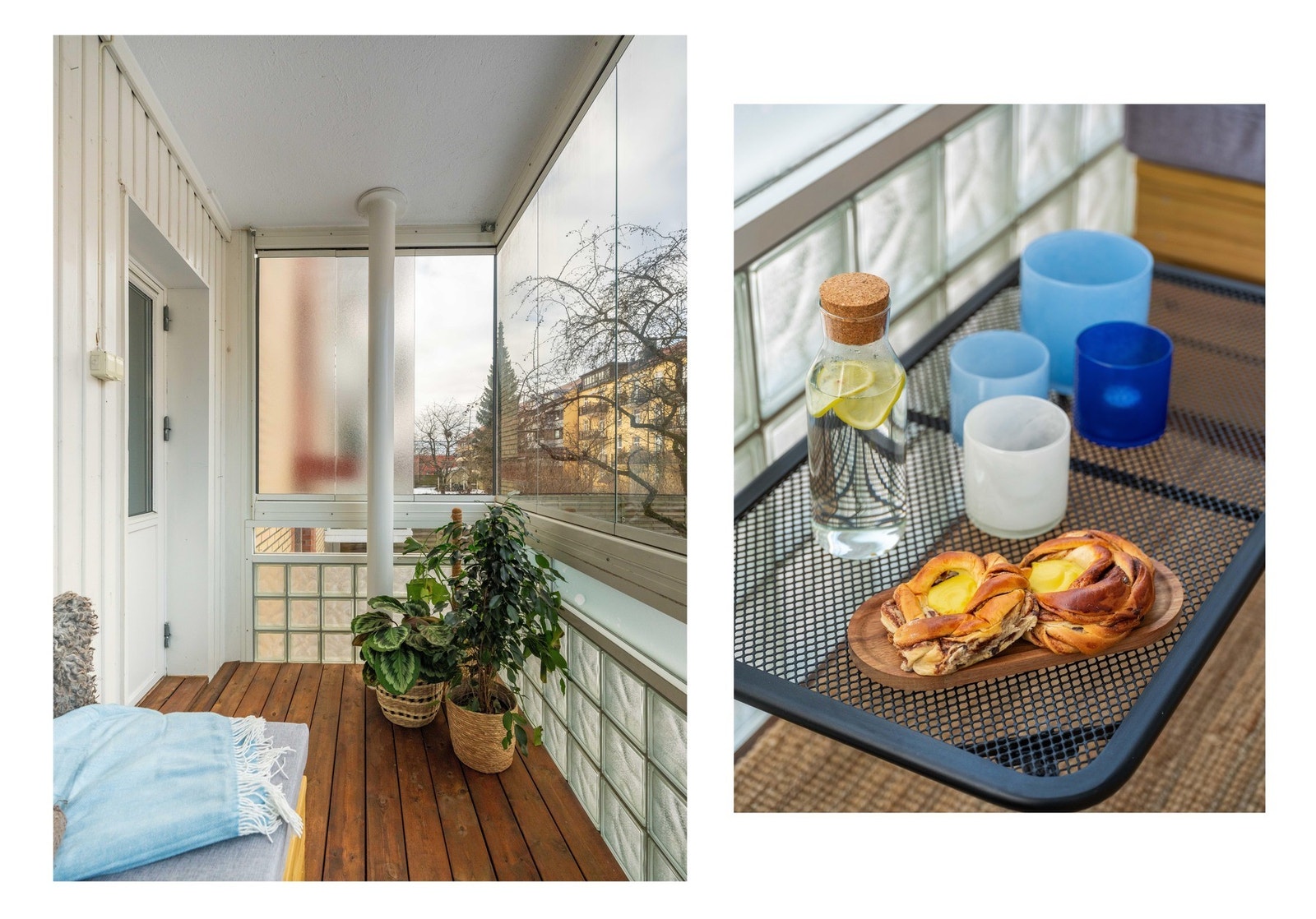 Glassdørene kan også enkelt åpnes opp. Galleribilde