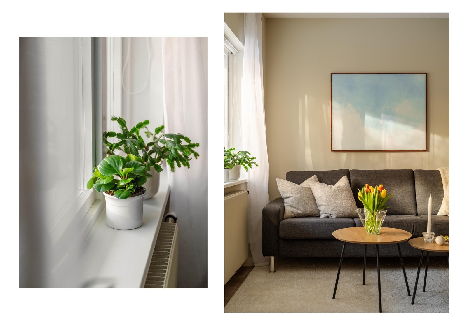 Vi fortsetter i det som vil være ditt naturlige oppholdsrom, nemlig denne fine stuen. Galleribilde