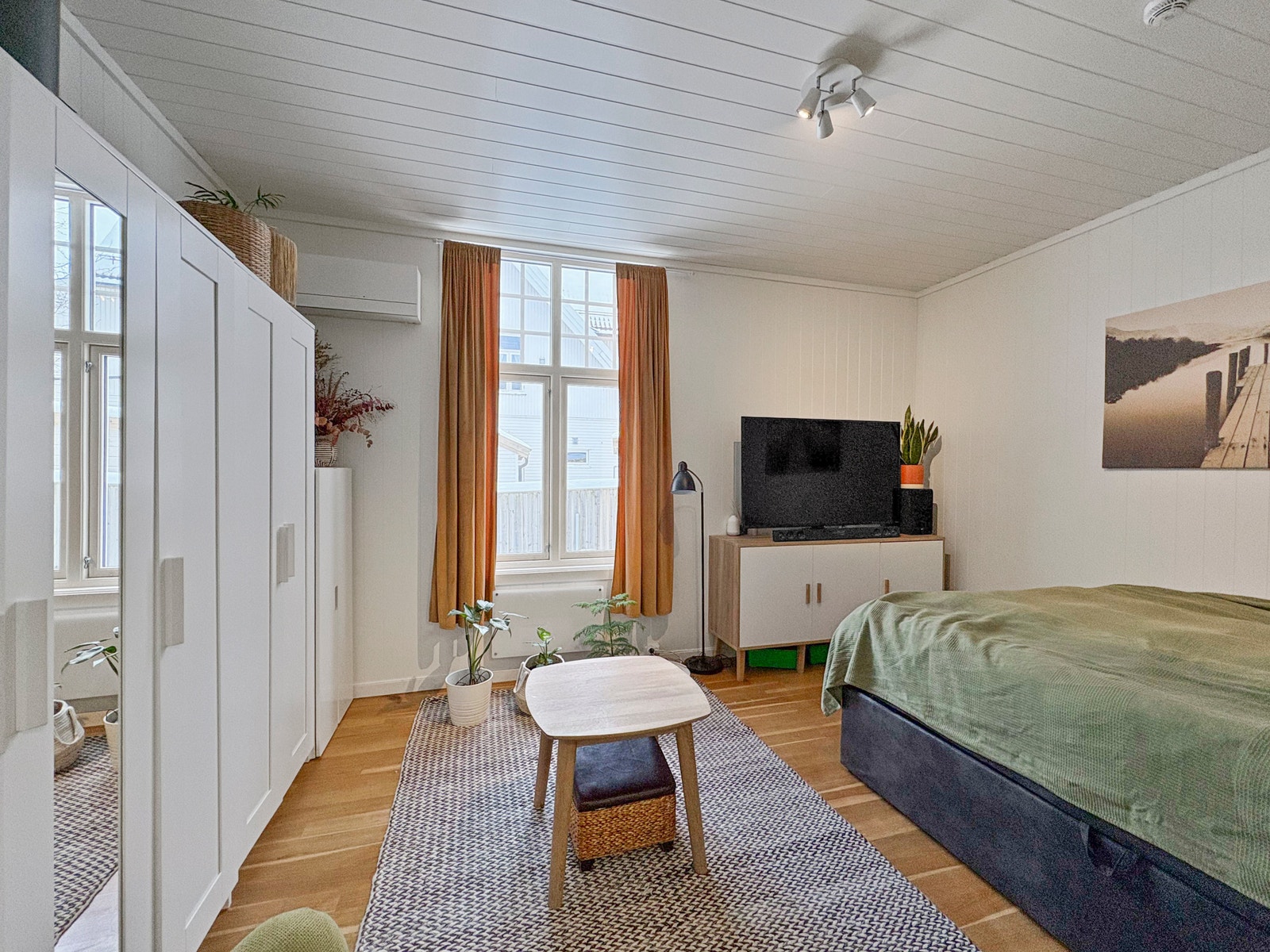 Stue er i dag innredet som soverom Galleribilde