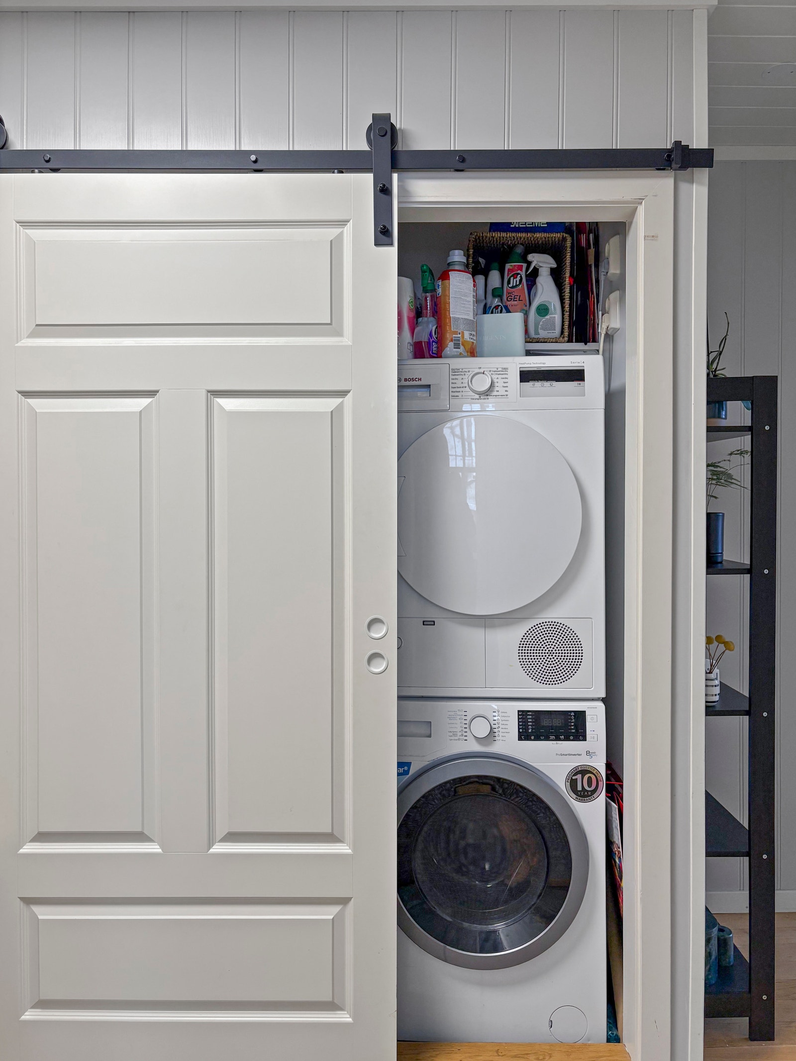 Praktisk løsning for vaskemaskin i gang Galleribilde