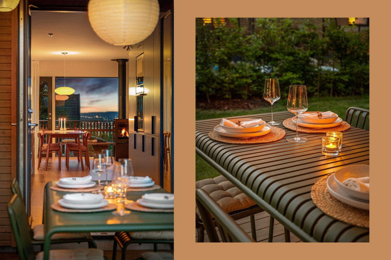 Den nære tilknytningen gjør også uteplassen godt egnet for måltider utendørs og sosiale sammenkomster i sommersesongen. Galleribilde