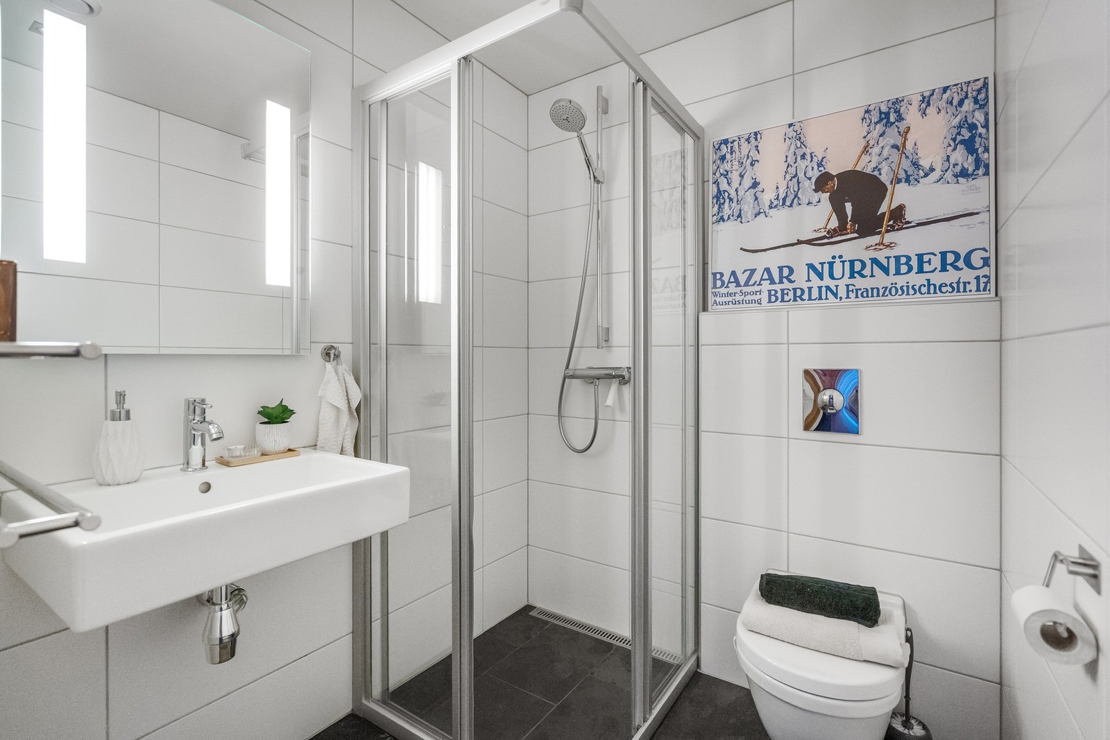 Pent og praktisk bad. Galleribilde