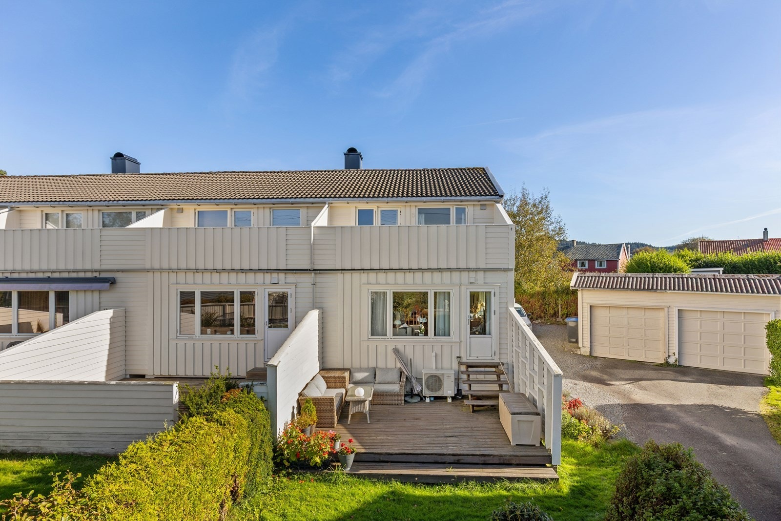 Enderekkehus med rolig, attraktiv beliggenhet. Galleribilde