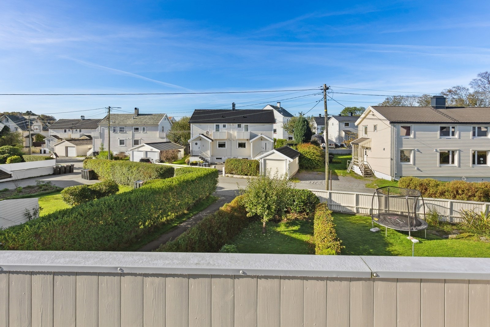 Utsikt fra balkong 2. etasje. Galleribilde