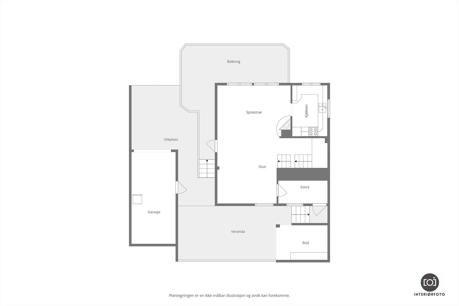 Plantegning Galleribilde