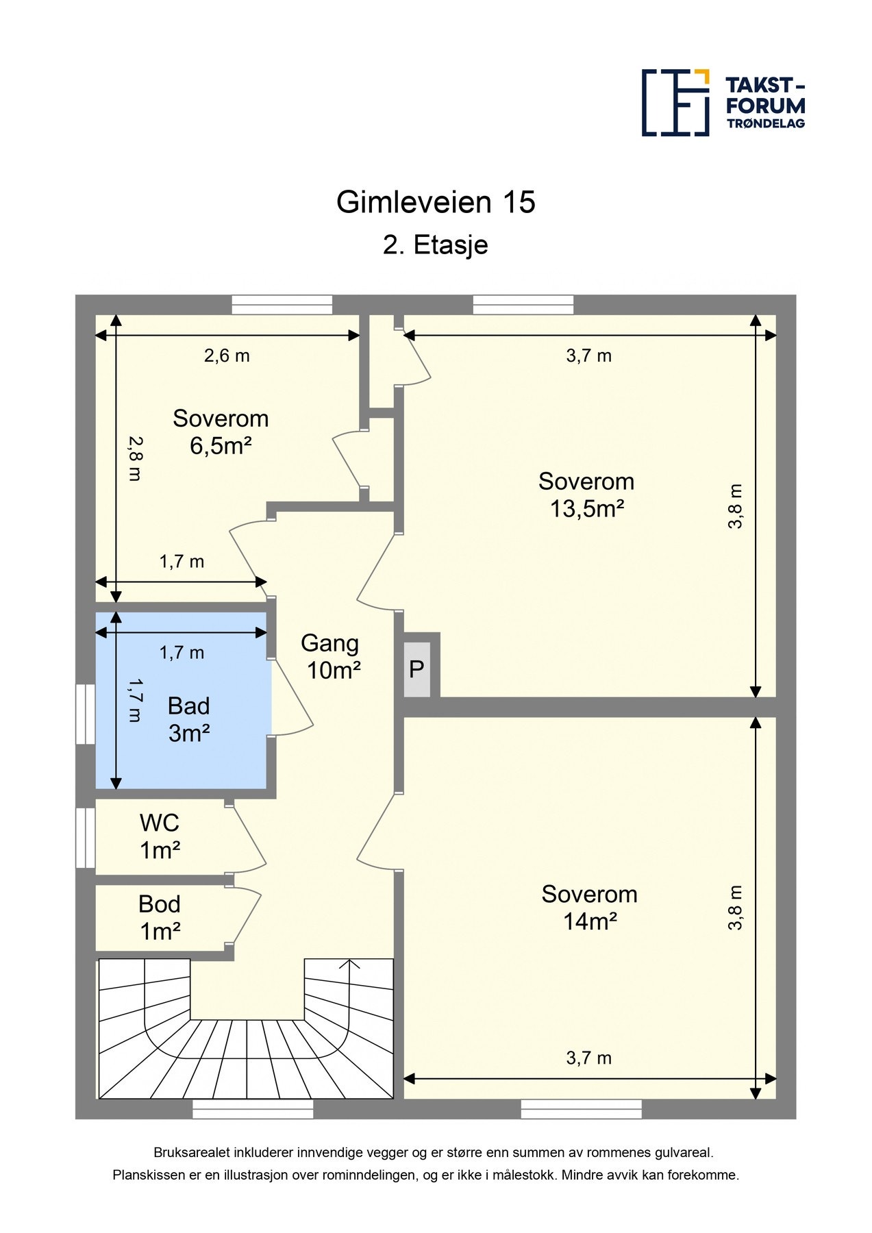 Plantegning 2. etasje. Galleribilde