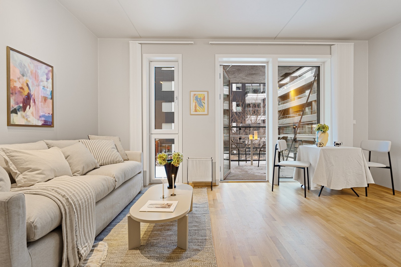 Vannbåren varme i gulvene som er inkludert i felleskostnadene (akonto) Galleribilde