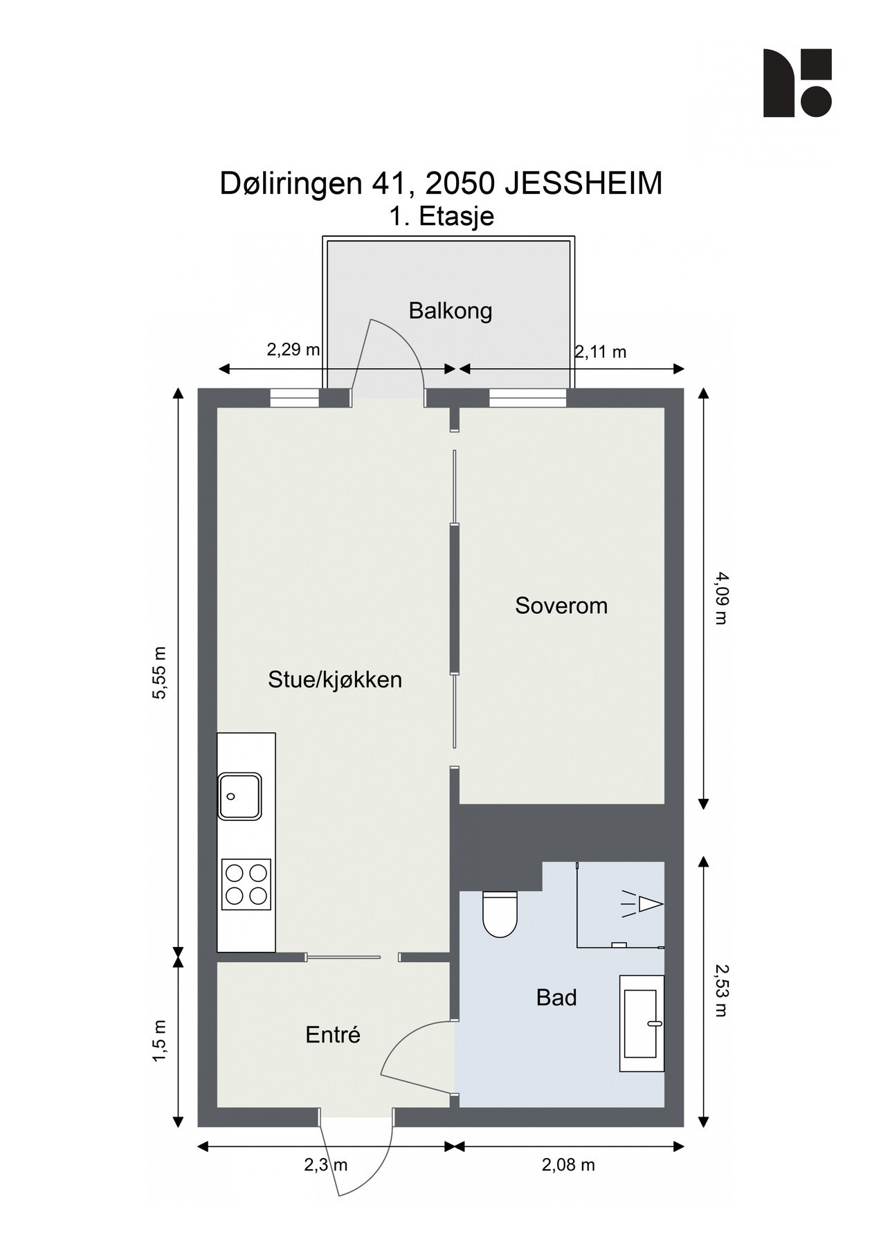 Plantegning - Døliringen 41 Galleribilde
