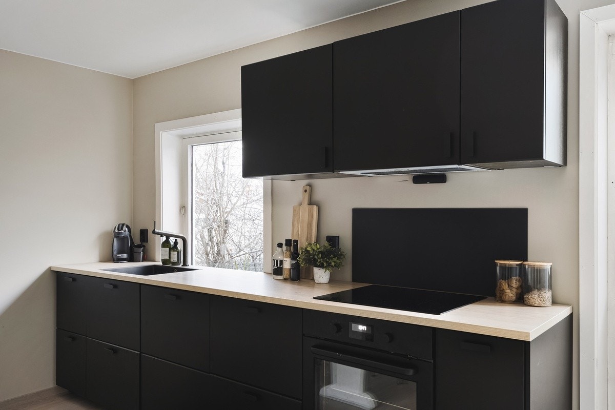 Nyoppusset kjøkken/stue Galleribilde