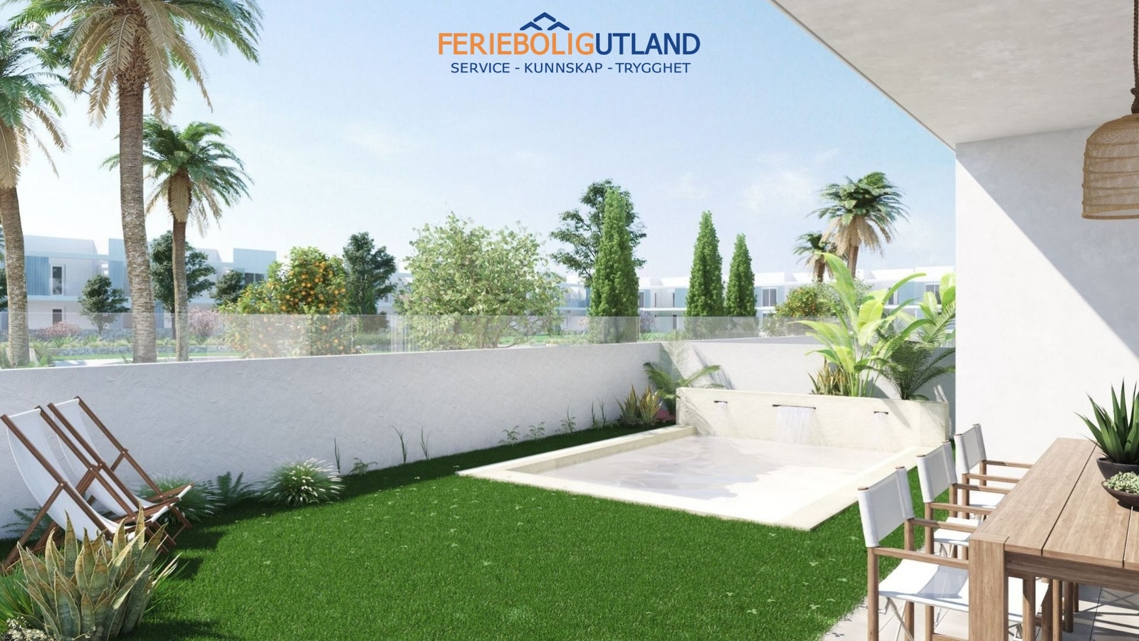 optional private pool in garden Galleribilde