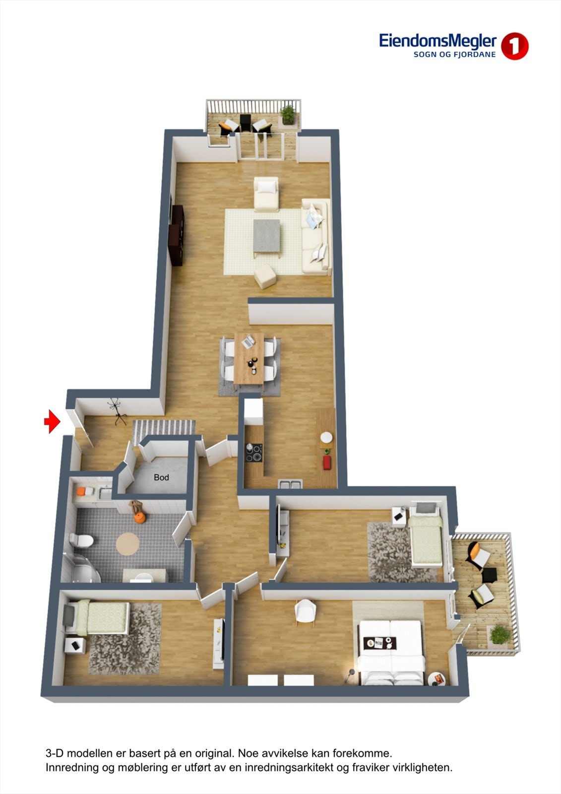 Planteikning Galleribilde