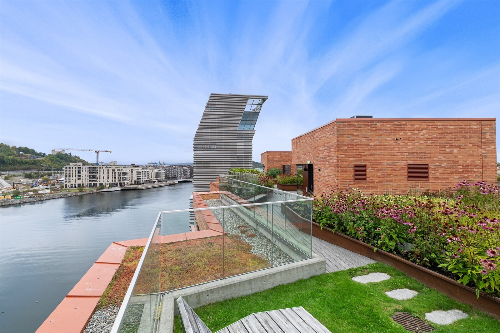 Takterrasse Munch Brygge Galleribilde