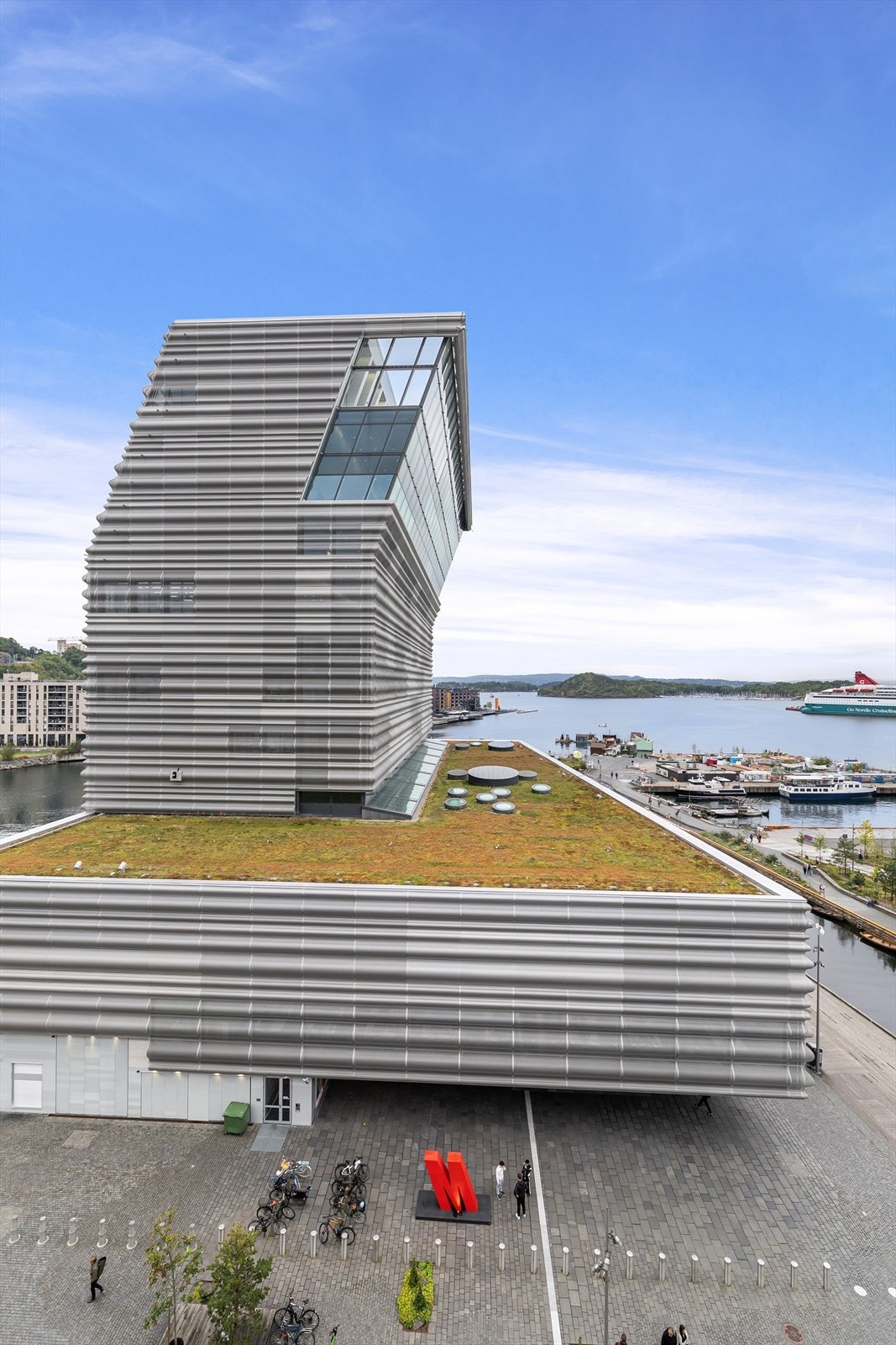 Takterrasse Munch Brygge Galleribilde